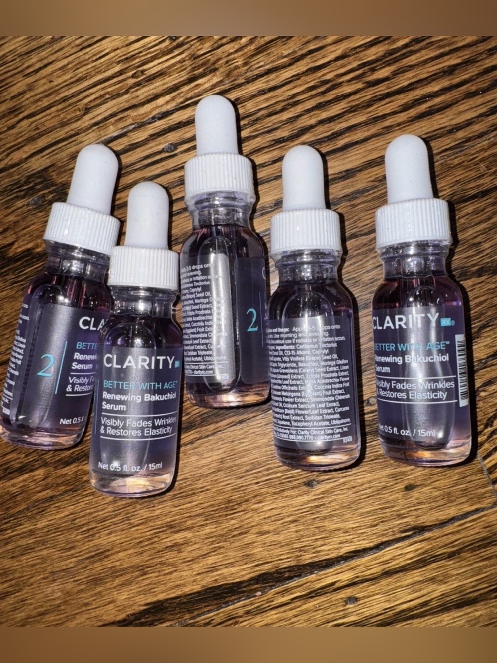 5 ClarityRX Better with Age Renewing Bakuchiol Serum Clarity RX 0.5oz/15mL